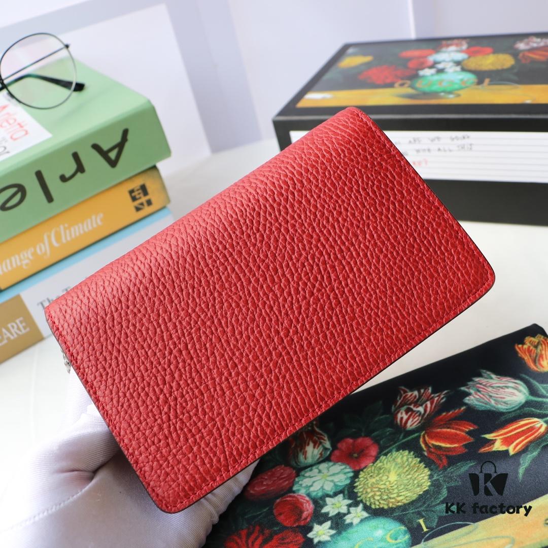 GUCCI Hot Item, Boutique Quality, Top-Tier Original Order Piece, Actual Product Photography. Model No.: 476432 Red/Full Leather. Dimensions: 16.5 cm (W) x 10 cm (H) x 4.5 cm (D). In Stock and Ready to Ship!