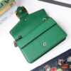 GUCCI Hot Sale, Boutique Quality, Top-Grade Original Order Item, Actual Product Photography. Model No.: 476432 Green / Full Leather. Dimensions: 16.5 cm (W) x 10 cm (H) x 4.5 cm (D). In Stock and Ready to Ship!