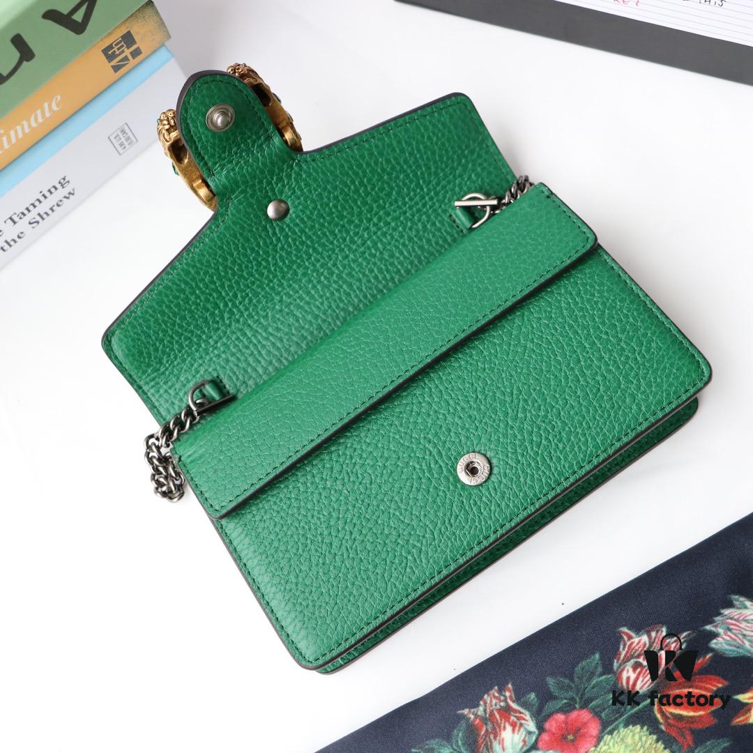 GUCCI Hot Sale, Boutique Quality, Top-Grade Original Order Item, Actual Product Photography. Model No.: 476432 Green / Full Leather. Dimensions: 16.5 cm (W) x 10 cm (H) x 4.5 cm (D). In Stock and Ready to Ship!