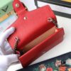 GUCCI Hot Item, Boutique Quality, Top-Tier Original Order Piece, Actual Product Photography. Model No.: 476432 Red/Full Leather. Dimensions: 16.5 cm (W) x 10 cm (H) x 4.5 cm (D). In Stock and Ready to Ship!