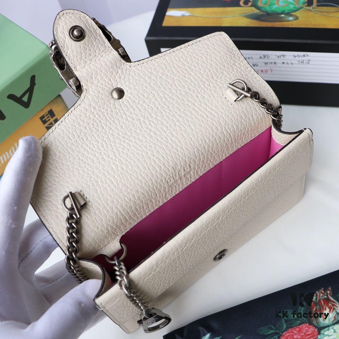 GUCCI Hot-Selling Item, Boutique Quality, Top-Tier Original Order Goods, Actual Product Photos. Model No.: 476432 Beige/Full Leather. Dimensions: 16.5 cm (W) x 10 cm (H) x 4.5 cm (D). In Stock and Ready to Ship!