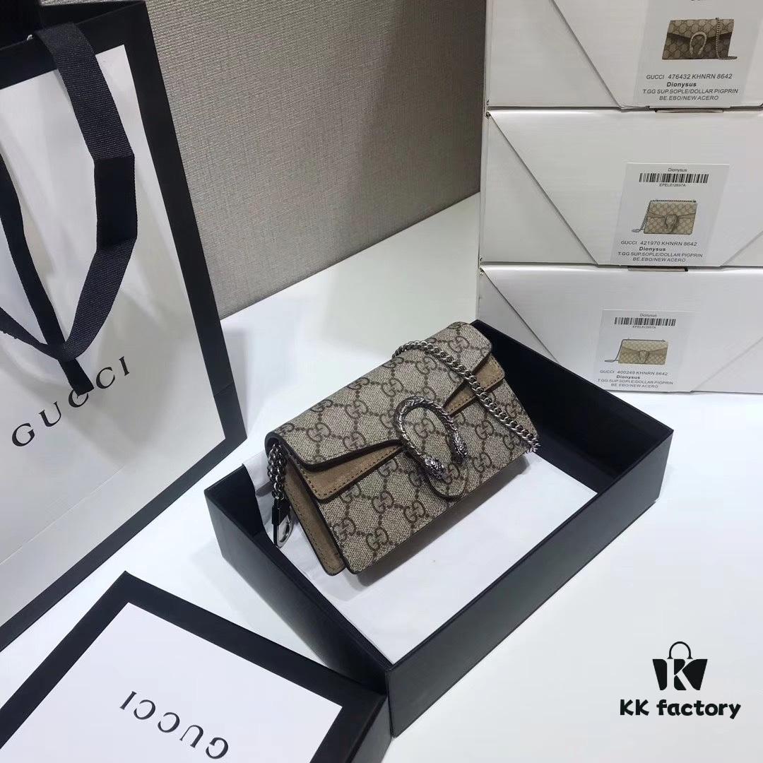 Original Factory Leather 😀 GUCCI Italian Original Leather, Boutique Quality, Actual Item Photos. Model Number: 476432 Brown Khaki. Dimensions: 16.5 cm (W) x 10 cm (H) x 4.5 cm (D). In Stock and Ready to Ship!