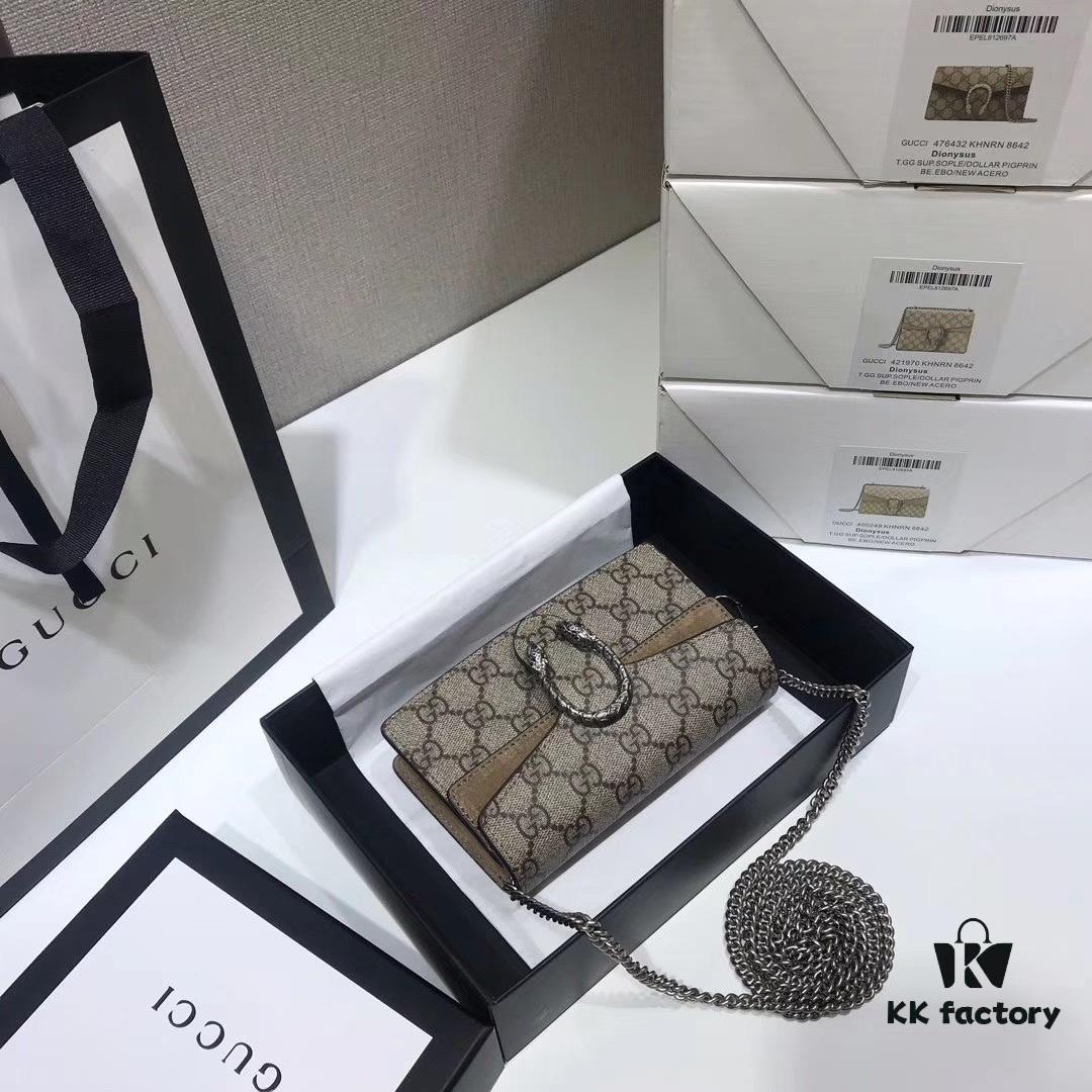Original Factory Leather 😀 GUCCI Italian Original Leather, Boutique Quality, Actual Item Photos. Model Number: 476432 Brown Khaki. Dimensions: 16.5 cm (W) x 10 cm (H) x 4.5 cm (D). In Stock and Ready to Ship!