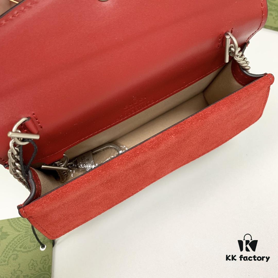 GUCCI Hot Sale, Authentic Quality, Top-Grade Original Order Item, Real Product Photos. Model No.: 476432 Coffee Red, Dimensions: 16.5 cm (W) x 10 cm (H) x 4.5 cm (D), In Stock Ready to Ship!