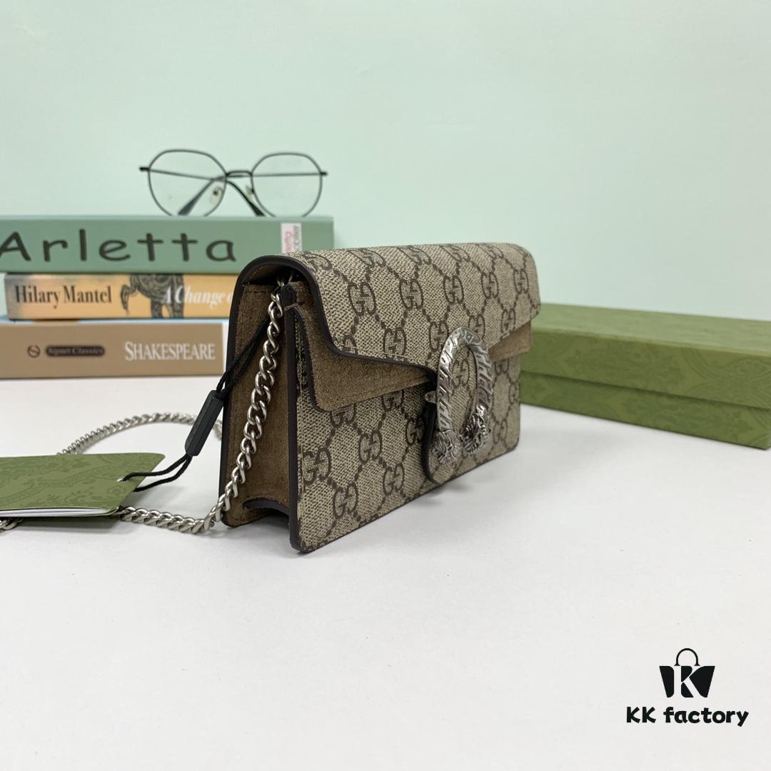 GUCCI Hot Item, Boutique Quality, Top-Tier Original Order Stock, Actual Product Photos. Model No.: 476432 Beige Khaki. Dimensions: 16.5 cm (W) x 10 cm (H) x 4.5 cm (D). In Stock and Ready to Ship!