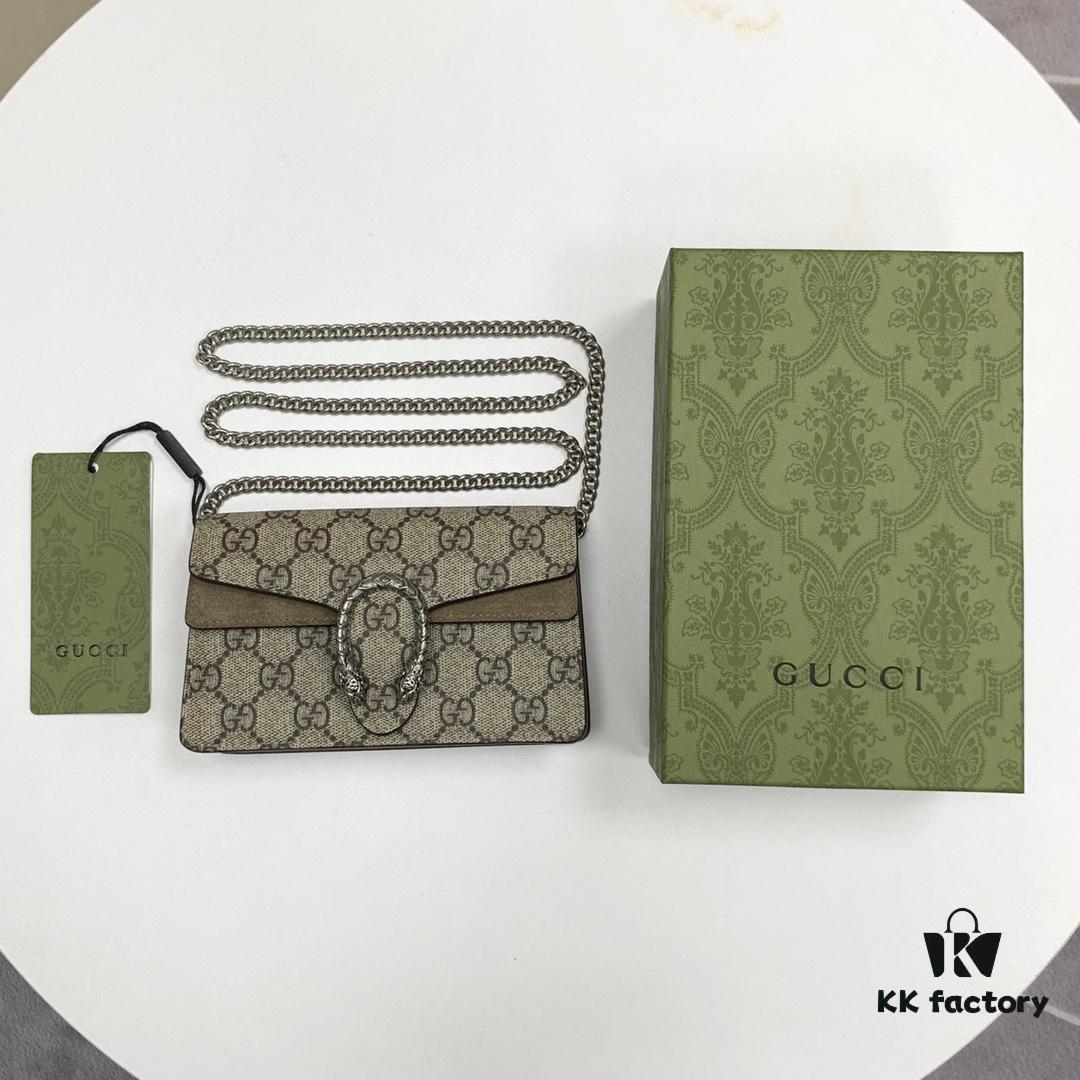 GUCCI Hot Item, Boutique Quality, Top-Tier Original Order Stock, Actual Product Photos. Model No.: 476432 Beige Khaki. Dimensions: 16.5 cm (W) x 10 cm (H) x 4.5 cm (D). In Stock and Ready to Ship!