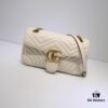 GUCCI Latest Bestseller, Authentic Quality, Top-Tier Original Order Item, Real Product Photos, Model No.: 443497 White, Size: 26cm W x 15cm H x 7cm Side Width, In Stock for Immediate Shipment