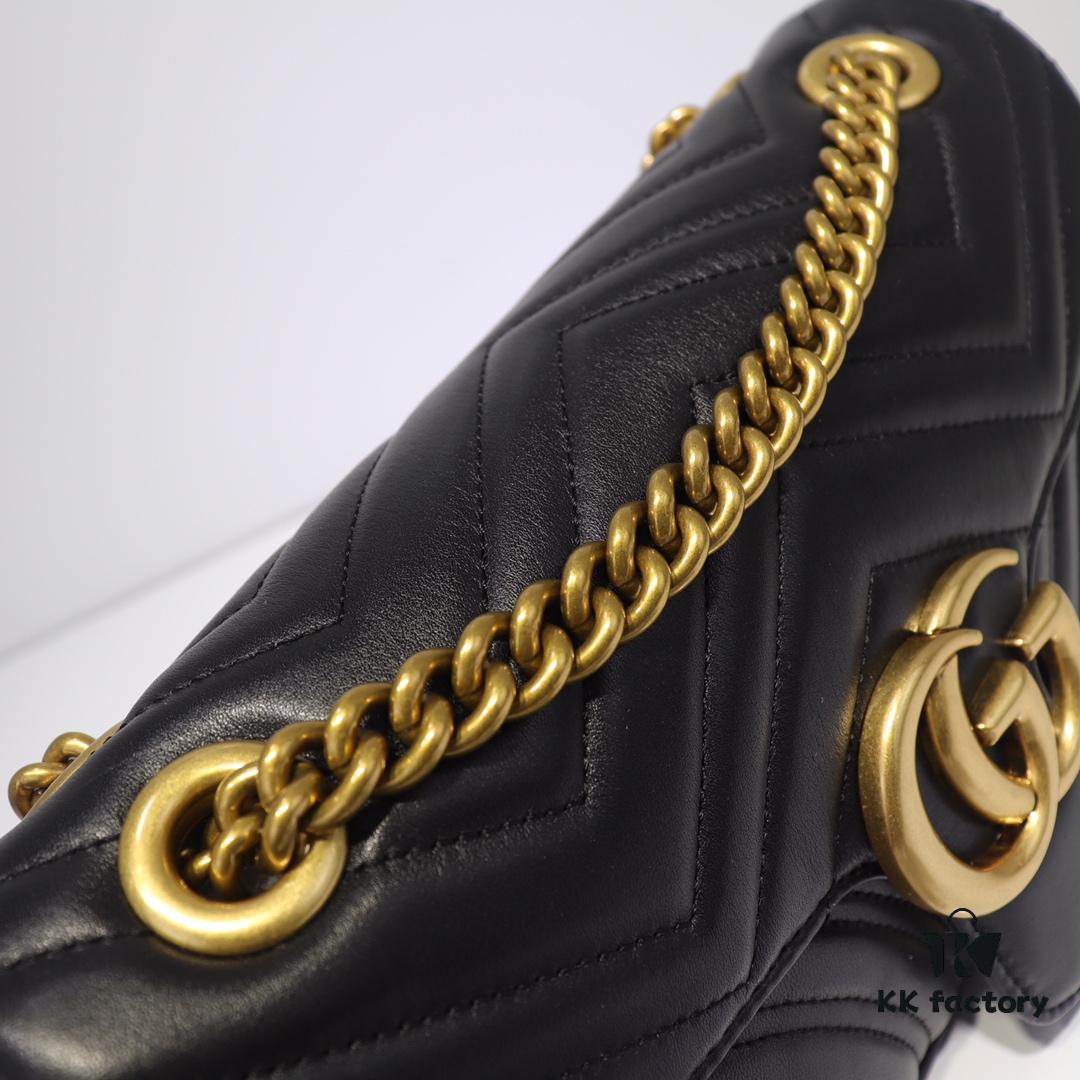 GUCCI New Arrival High-Quality Authentic Stock, Item No. 443497 in Grey, Size: W26x15.5x6cm