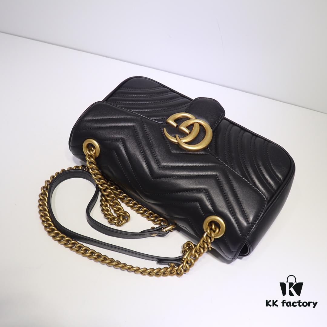 GUCCI New Arrival High-Quality Authentic Stock, Item No. 443497 in Grey, Size: W26x15.5x6cm