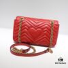 GUCCI New Arrival High-Quality Authentic Stock, Item No. 443497 in Bright Red, Dimensions: W26 x H15.5 x D6cm