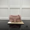 GUCCI New Arrival Cabinet Quality, Top Original Single Item, Real Photo, Model No. 443497 Pink with Pink Hardware, Size: W26 x H15.5 x D6cm, In Stock