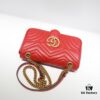 GUCCI New Arrival High-Quality Authentic Stock, Item No. 443497 in Bright Red, Dimensions: W26 x H15.5 x D6cm
