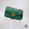 GUCCI New Arrival High-Quality Authentic Stock, Top-Tier Original Order Item, Real Photo Shown, Model No.: 443497 Green, Size: W26x15.5x6cm, Ready Stock (Upgraded Quality)