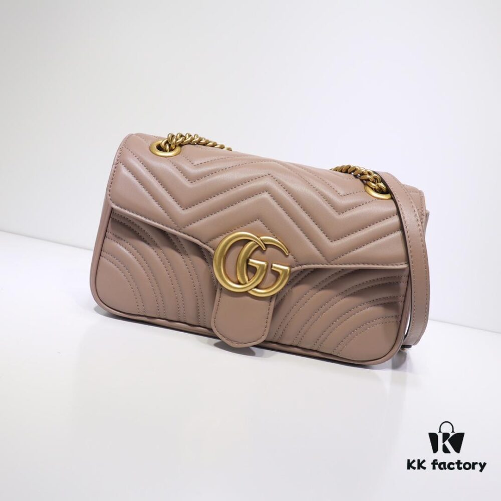 GUCCI Latest Bestseller, Counter Quality, Top Original Order, Real Item Photos, Model Number: 443497 Milk Tea Color