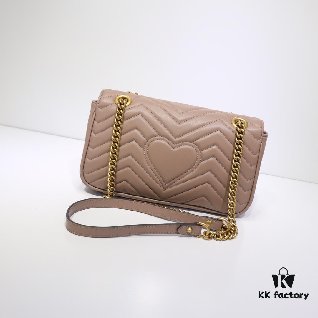 GUCCI Latest Bestseller, Counter Quality, Top Original Order, Real Item Photos, Model Number: 443497 Milk Tea Color