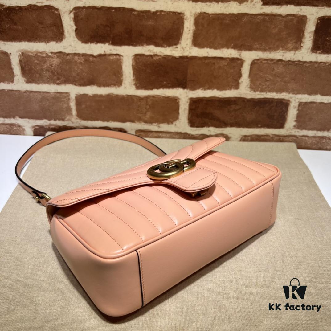 GUCCI Counter Quality, Top Original Single Item, Actual Photos! Model No. 443497 Orange, Size: 26 x 15 x 7 cm