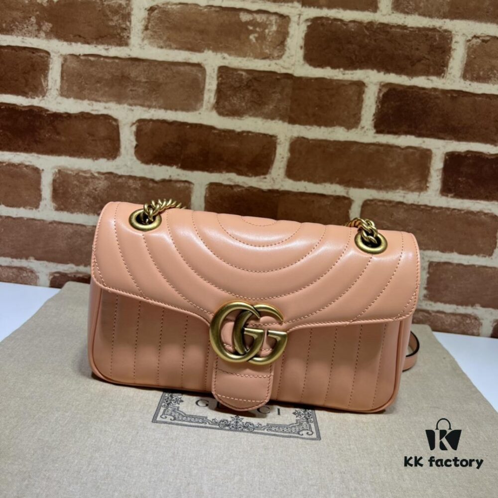 GUCCI Counter Quality, Top Original Single Item, Actual Photos! Model No. 443497 Orange, Size: 26 x 15 x 7 cm