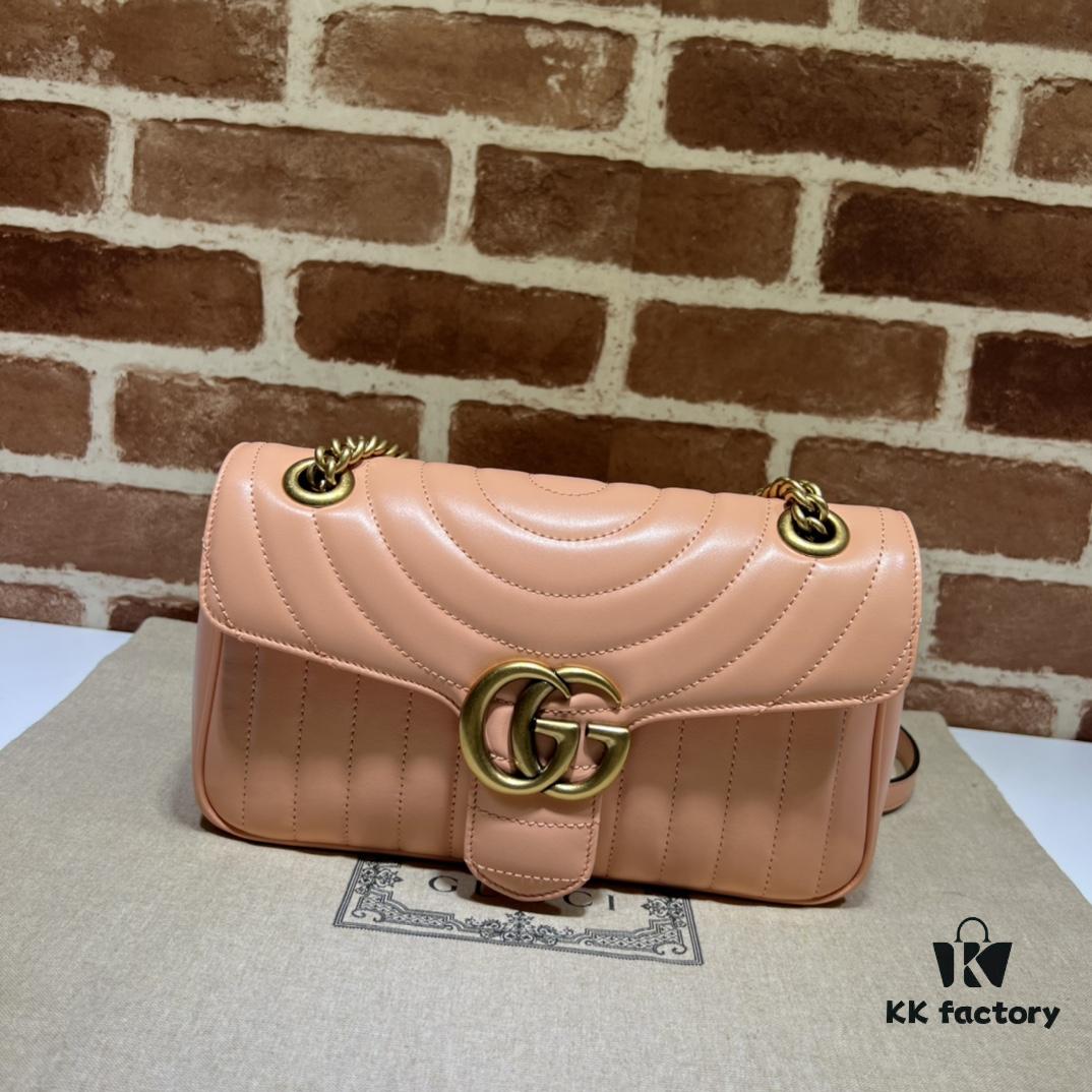 GUCCI Counter Quality, Top Original Single Item, Actual Photos! Model No. 443497 Orange, Size: 26 x 15 x 7 cm