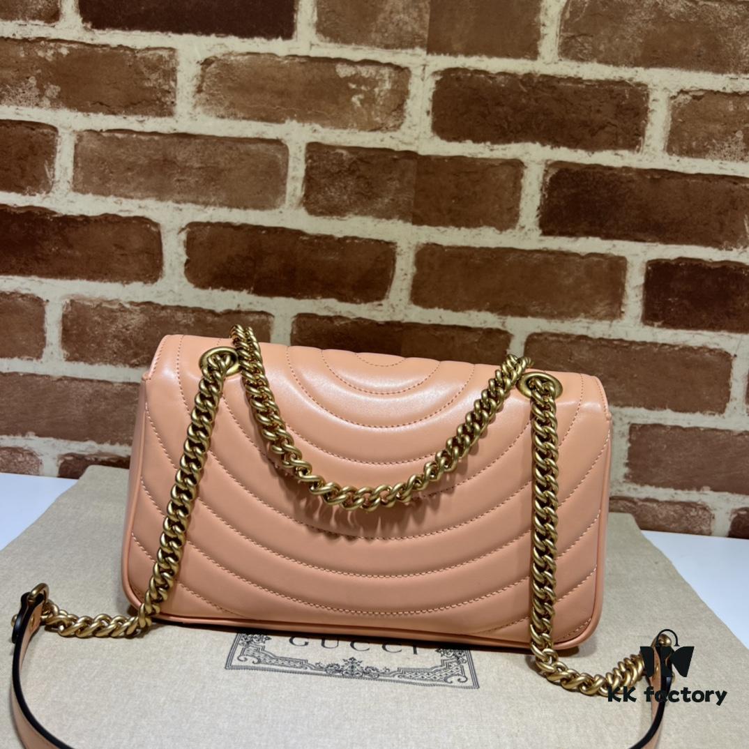 GUCCI Counter Quality, Top Original Single Item, Actual Photos! Model No. 443497 Orange, Size: 26 x 15 x 7 cm