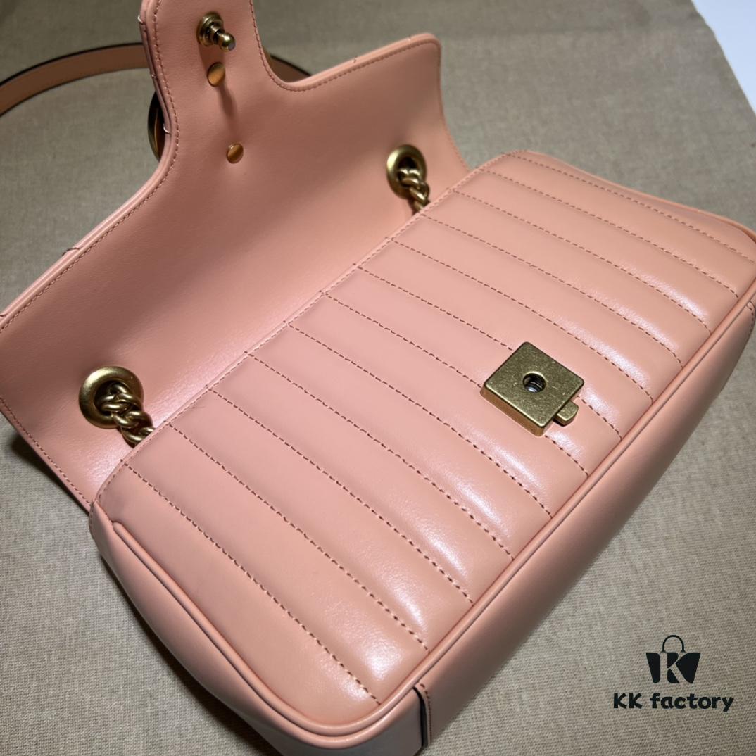 GUCCI Counter Quality, Top Original Single Item, Actual Photos! Model No. 443497 Orange, Size: 26 x 15 x 7 cm