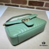 GUCCI Counter Quality, Top Original Single Item, Actual Photos! Model No. 443497 Light Green, Size: 26cm W x 15cm H x 7cm Side Width, In Stock and Ready to Ship