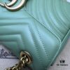 GUCCI Counter Quality, Top Original Single Item, Actual Photos! Model No. 443497 Light Green, Size: 26cm W x 15cm H x 7cm Side Width, In Stock and Ready to Ship