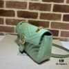 GUCCI Counter Quality, Top Original Single Item, Actual Photos! Model No. 443497 Light Green, Size: 26cm W x 15cm H x 7cm Side Width, In Stock and Ready to Ship