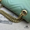 GUCCI Counter Quality, Top Original Single Item, Actual Photos! Model No. 443497 Light Green, Size: 26cm W x 15cm H x 7cm Side Width, In Stock and Ready to Ship