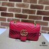 GUCCI Latest Bestseller, Counter Quality, Top Original Single Item, Actual Photos, Model Number: 443497 New Red, Size: 26 x 15 x 7 cm