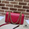 GUCCI Latest Bestseller, Counter Quality, Top Original Single Item, Actual Photos, Model Number: 443497 New Red, Size: 26 x 15 x 7 cm