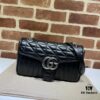 GUCCI New Arrival Cabinet Quality, Top Original Single Item, Actual Photos, Model No. 443497 Square Check, Size: W26 x H15.5 x D6cm, In Stock