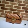 GUCCI New Arrival High-Quality Authentic Stock, Top-Tier Original Order Item, Real Photo! 443497 Brown, Size: 26cm (W) x 15cm (H) x 7cm (Side Width), In Stock and Ready to Ship