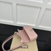 GUCCI New Arrival Cabinet Quality, Top Original Single Item, Real Photo, Model No. 446744 Pink with Pink Hardware, Size W23xH14xD6cm, In Stock
