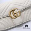 GUCCI New Arrival Cabinet Quality, Top Original Single Item, Real Photo, Model No. 446744 White, Size W23xH14xD6cm, In Stock