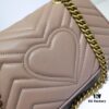 GUCCI New Arrival Cabinet Quality, Top Original Single Item, Actual Photos, Model Number 446744 Milk Tea Color, Size W23xH14xD6cm, In Stock