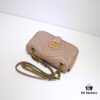 GUCCI New Arrival Cabinet Quality, Top Original Single Item, Actual Photos, Model Number 446744 Milk Tea Color, Size W23xH14xD6cm, In Stock