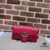 GUCCI New Model Cabinet Quality, Top Original Single Item, Actual Photos, Model Number 446744 New Red, Size W23xH14xD6cm, In Stock