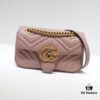 GUCCI New Arrival Cabinet Quality, Top Original Single Item, Actual Photos, Model No. 446744 Nude Pink, Size W23xH14xD6cm, In Stock