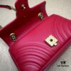 GUCCI New Model Cabinet Quality, Top Original Single Item, Actual Photos, Model Number 446744 New Red, Size W23xH14xD6cm, In Stock