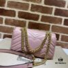 GUCCI New Arrival Cabinet Quality, Top Original Single Item, Real Photo, Model No. 446744 Light Pink, Size W23xH14xD6cm, In Stock