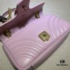 GUCCI New Arrival Cabinet Quality, Top Original Single Item, Real Photo, Model No. 446744 Light Pink, Size W23xH14xD6cm, In Stock