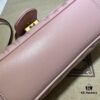 GUCCI New Arrival Cabinet Quality, Top Original Single Item, Real Photo, Model No. 446744 Light Pink, Size W23xH14xD6cm, In Stock