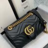 Original Factory Leather 😀 GUCCI Italian Original Leather, Counter Quality, Real Product Photos. Model 446744 Black, Size: 22*13*6cm, In Stock
