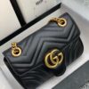 Original Factory Leather 😀 GUCCI Italian Original Leather, Counter Quality, Real Product Photos. Model 446744 Black, Size: 22*13*6cm, In Stock