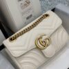 Original Factory Leather 😊 GUCCI Italian Original Leather, Counter Quality, Real Product Photos. Model 446744 White, Size: 22*13*6cm, In Stock