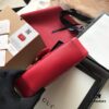 Original Factory Leather 😊 GUCCI Italian Original Leather, Boutique Quality, Actual Photos. Model 446744 Bright Red, Size: 22*13*6cm, In Stock