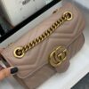 Original Factory Leather 😊 GUCCI Italian Original Leather, Counter Quality, Actual Photos, Model 446744 Milk Tea Color, Size: 22*13*6cm, In Stock