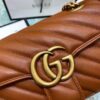 Original Factory Leather 😀 GUCCI Italian Original Leather, Counter Quality, Actual Photos. Model 446744 Caramel Color, Size: 22*13*6cm, In Stock