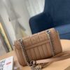 GUCCI New Arrival Cabinet Quality, Top Original Single Item, Actual Photos, Model No. 446744 Rose Beige Checkered Pattern, Size W23xH14xD6cm, In Stock Ready to Ship