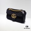 GUCCI New Arrival Cabinet Quality, Top Original Single Item, Actual Photos, Model No. 446744 Grey Velvet, Size W23xH14xD6cm, In Stock